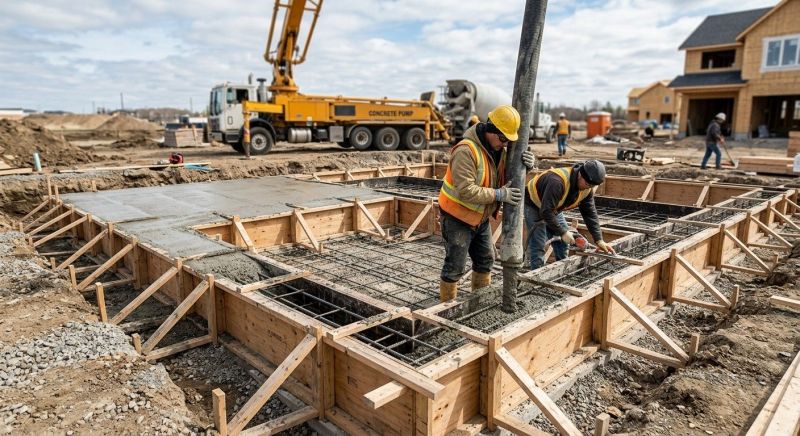 Foundation Wall Pouring in Delray Beach, FL